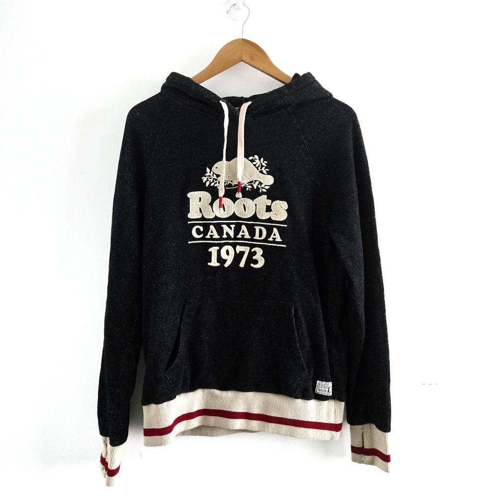 Roots Cabin Sweater Size Small In Grey